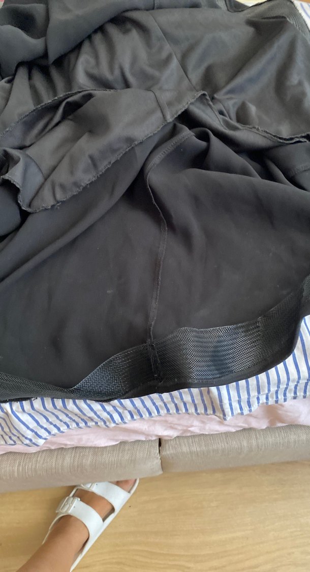 Turkuaz Desenli Straplez Uzun Abiye Elbise - Görsel 5