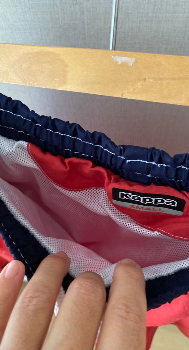 Kappa Erkek Kırmızı Fermuarlı Yüzme Şortu - Görsel 5