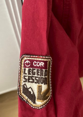 Bordo Pamuklu Uzun Kollu Erkek Gömlek - Görsel 5