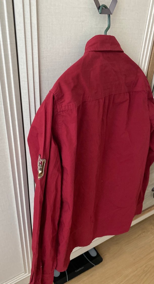 Bordo Pamuklu Uzun Kollu Erkek Gömlek - Görsel 4