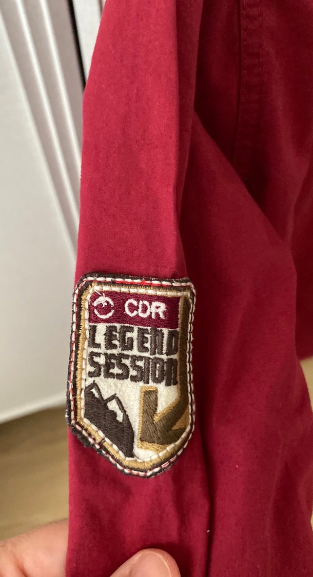 Bordo Pamuklu Uzun Kollu Erkek Gömlek - Görsel 5