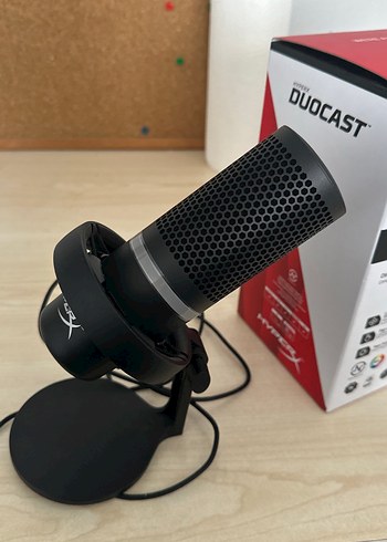 HyperX DuoCast Kırmızı Yayın Mikrofonu - Görsel 15