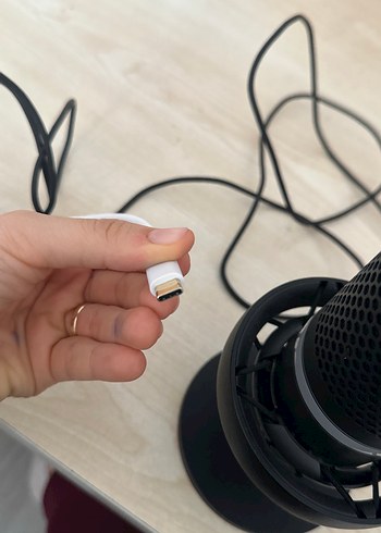 HyperX DuoCast Kırmızı Yayın Mikrofonu - Görsel 13