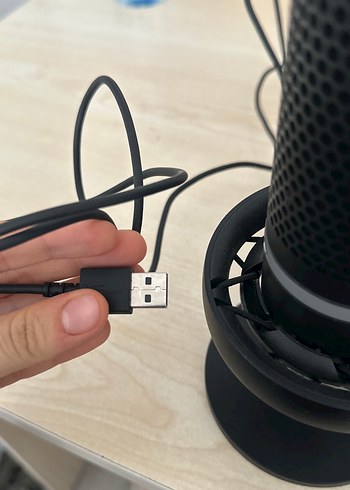 HyperX DuoCast Kırmızı Yayın Mikrofonu - Görsel 11