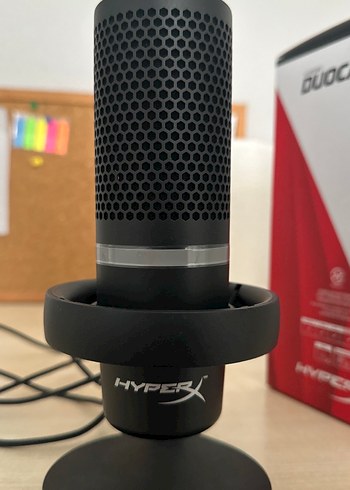 HyperX DuoCast Kırmızı Yayın Mikrofonu - Görsel 8