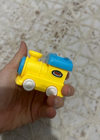 Renkli Mavi sarı oyuncak tren kalemtıraş - Görsel 4