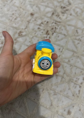 Renkli Mavi sarı oyuncak tren kalemtıraş - Görsel 3