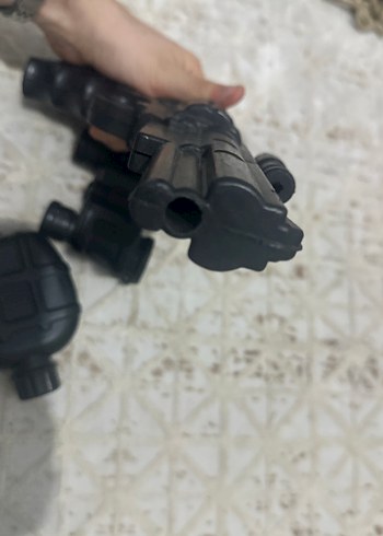 Siyah Oyuncak Tabanca ve Aksesuarları - Görsel 5