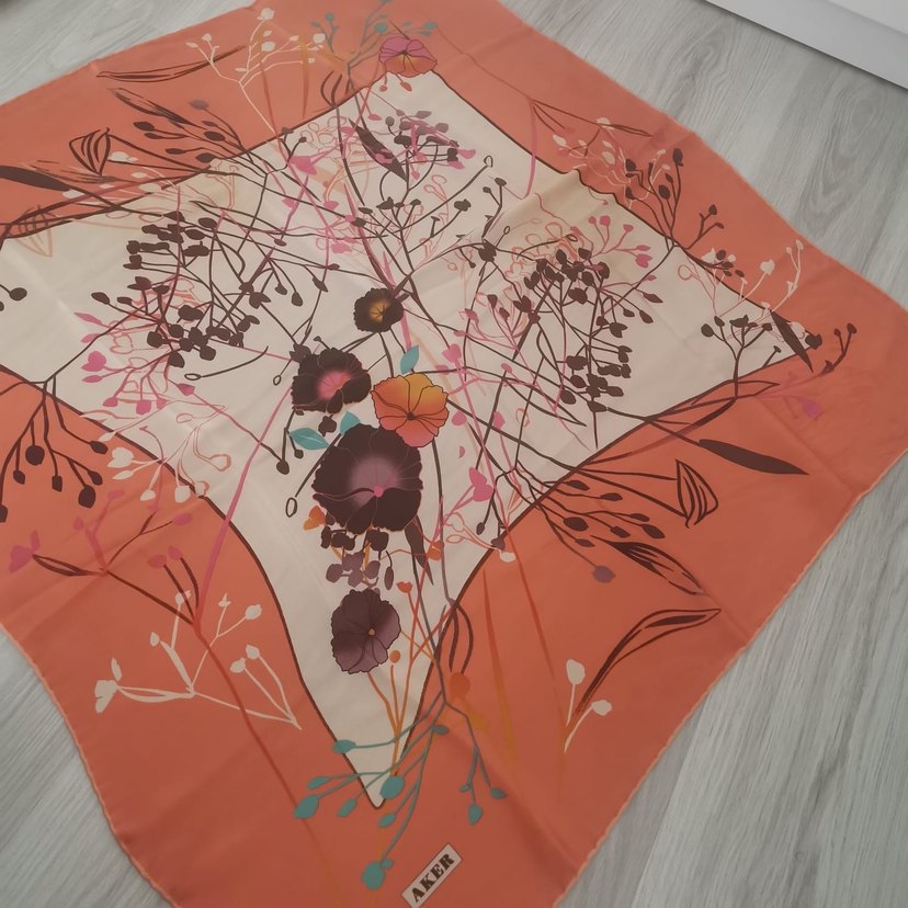 Aker İpek eşarp - Görsel 2