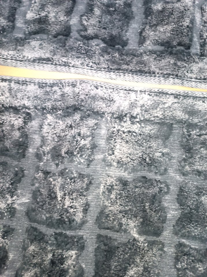 Kareli Koyu Gri Banyo Paspası Seti - Görsel 2