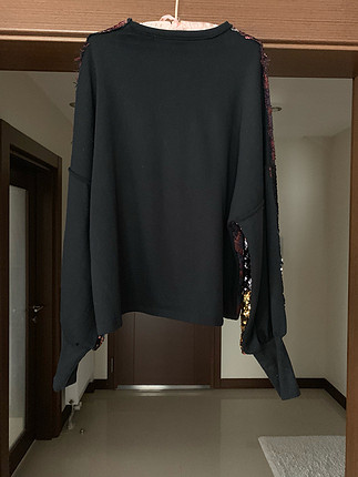 Zara payetli sweatshirt