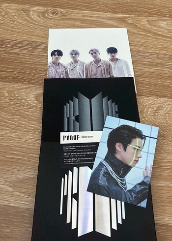 BTS PROOF K-pop Dergisi ve Kartları