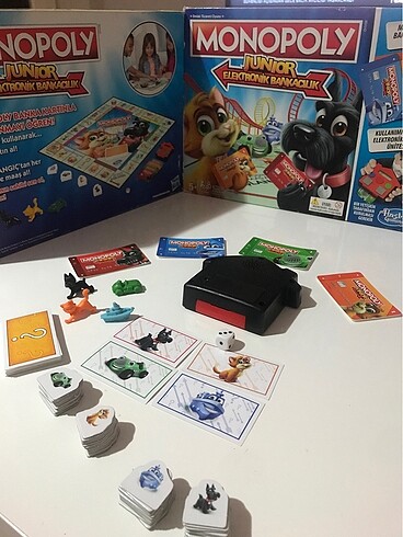 Monopoly junior elektronik bankacılık emlak ticaret oyunu