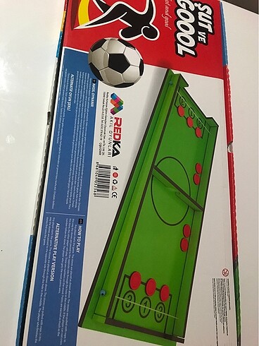 Şut ve gol ahşap kutu oyunu