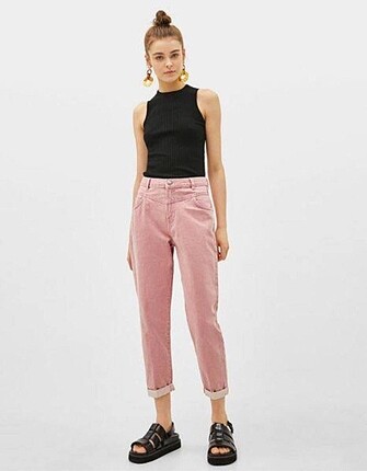 bershka mom jean