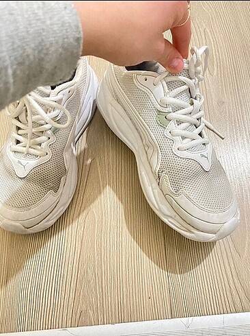 Puma puma beyaz spor ayakkabı