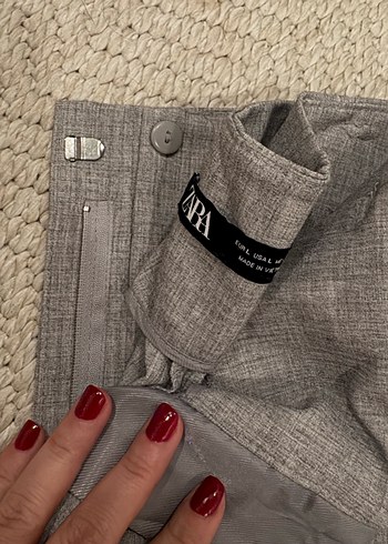 ZARA KEMERLİ PANTOLON - Görsel 2