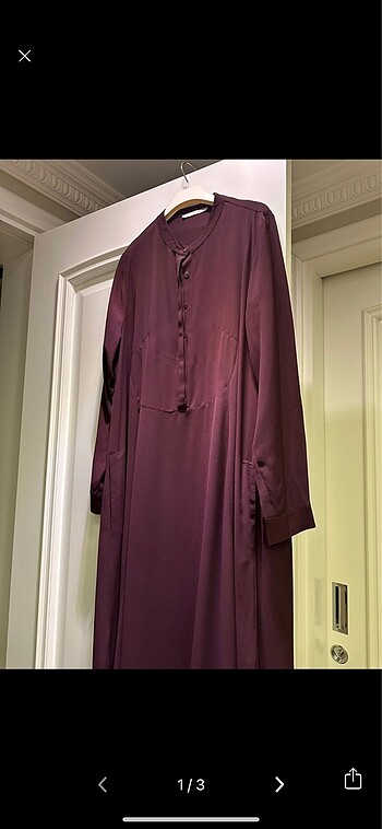 xl Beden Bordo elbise
