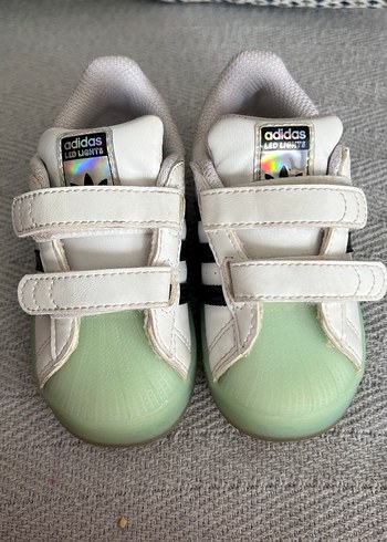 Beyaz Erkek Çocuk Spor Ayakkabı Velcro - Görsel 6