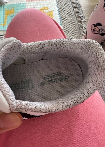 Beyaz Erkek Çocuk Spor Ayakkabı Velcro - Görsel 5