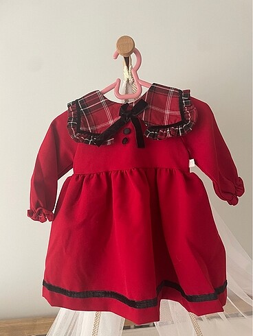 Kız bebek kırmızı elbise
