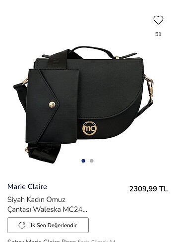 Orjinal marie claire çantalar