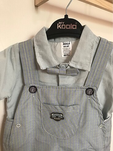 24-36 Ay Beden Gömlekli papyonlu koala takım