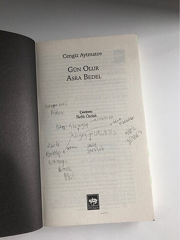  Cengiz Aytmatov Gün Olur Asra Bedel