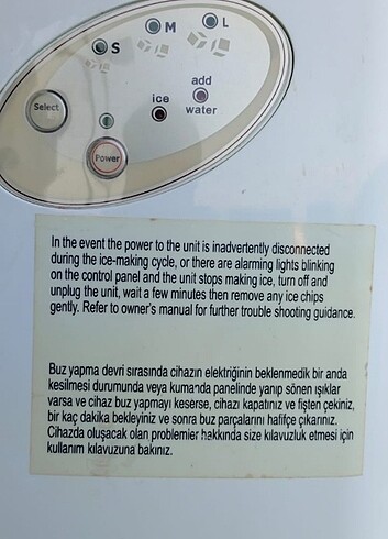 Diğer Buz yapma makinesi 