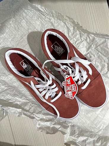 Vans Vans Old Skool Suede Kiremit Rengi 38.5 24.5 cm Unisex Sneakers