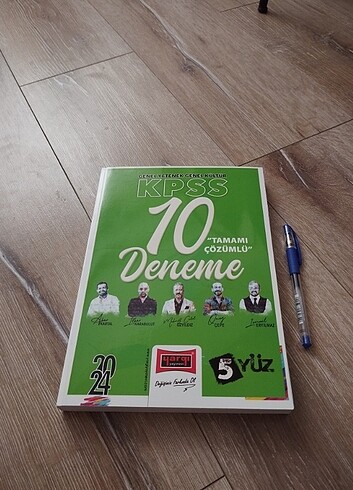 YARGI YAYINLARI 5 YÜZ -10 DENEME TAMAMI ÇÖZÜMLÜ -KPSS 2024 