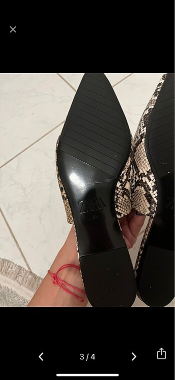 38 Beden Zara Terlik