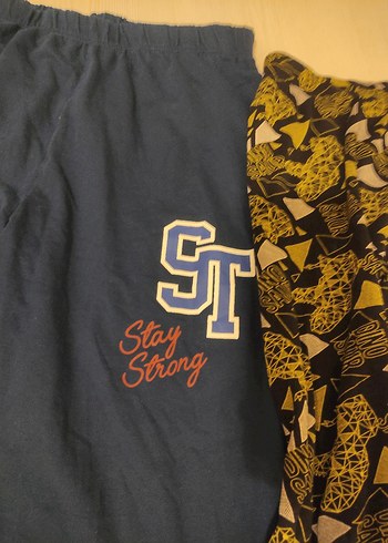 Erkek Mavi Rahat Uzun Kollu Pijama Takımı - Görsel 5