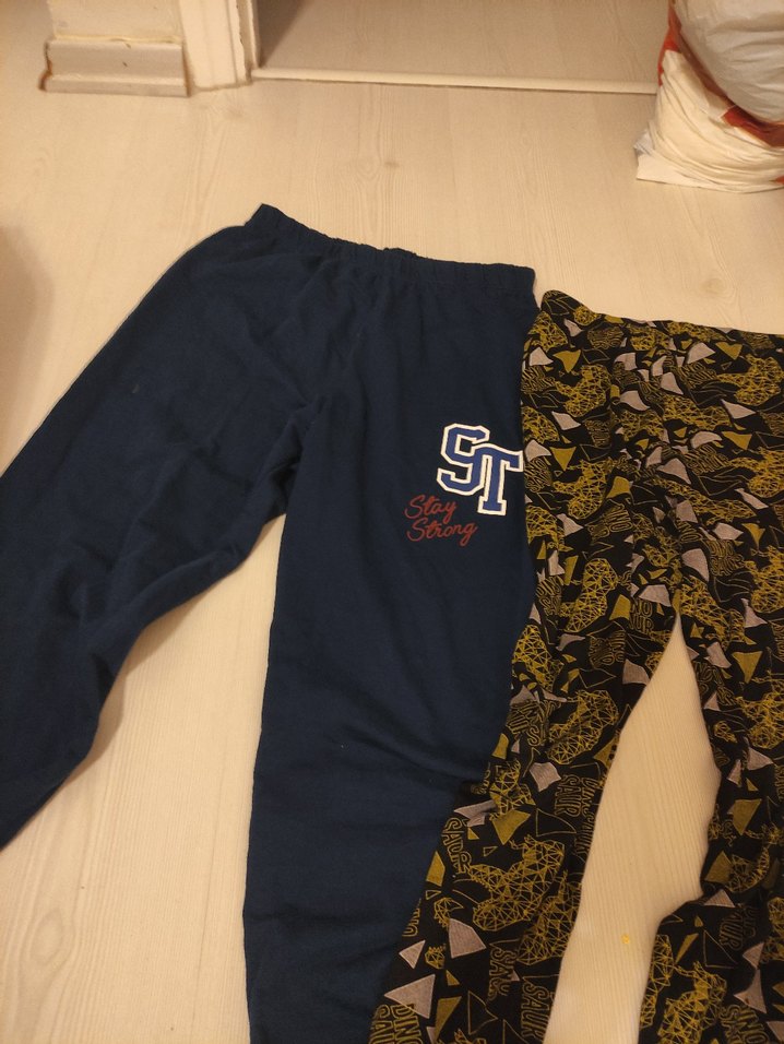 Erkek Mavi Rahat Uzun Kollu Pijama Takımı - Görsel 4