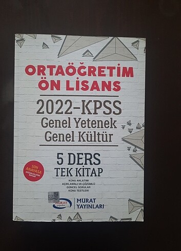 KPSS LİSE ÖNLİSANS