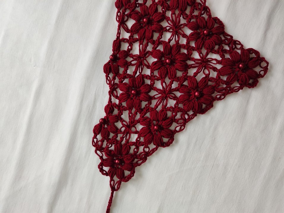 boncuklu bandana - Görsel 2