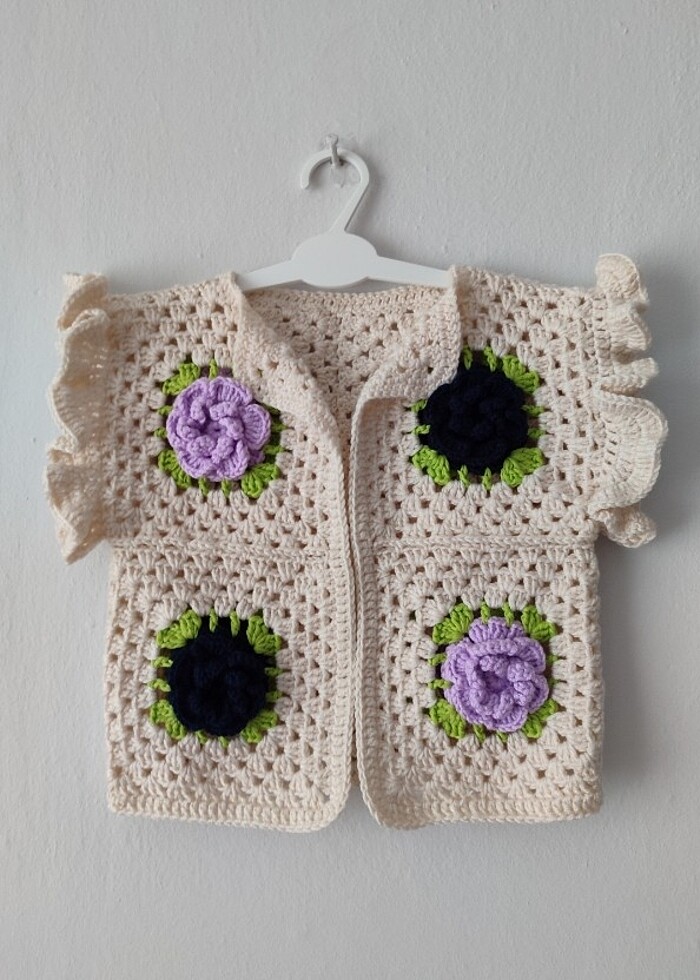 örgü yelek - Görsel 4