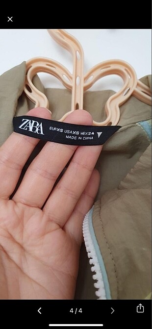 xs Beden camel Renk Zara yağmurluk