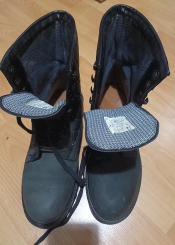 Scooter Siyah Hakiki Deri Erkek Bot M5123CS - Görsel 3