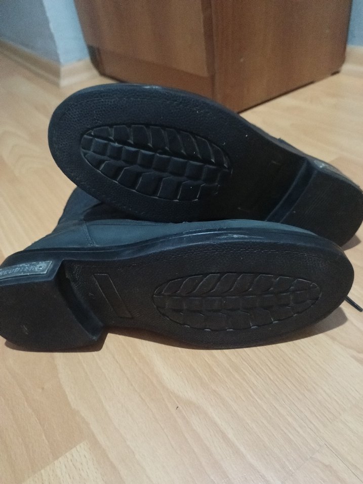 Scooter Siyah Hakiki Deri Erkek Bot M5123CS - Görsel 4