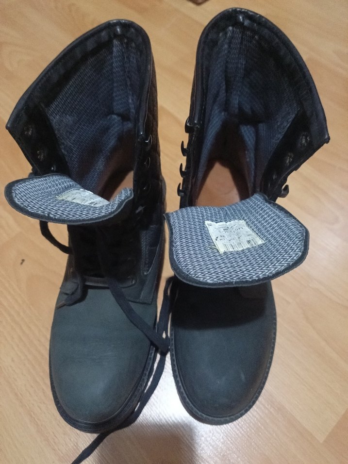 Scooter Siyah Hakiki Deri Erkek Bot M5123CS - Görsel 3