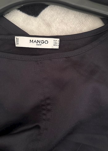 Siyah Kadın Saten Uzun Kollu Bluz - Görsel 4