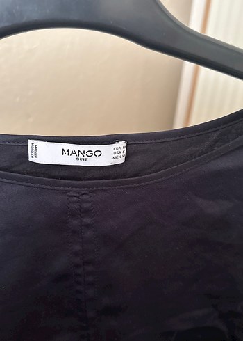 Siyah Kadın Saten Uzun Kollu Bluz - Görsel 3