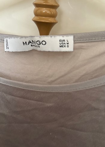 Gri Keten Kadın Bluz Uzun Kollu - Görsel 2