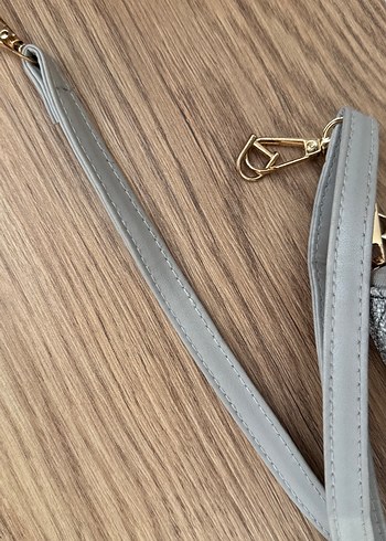 Bohem Gri Kadın Çapraz Çanta - Görsel 5