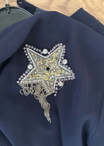 Zincir Detaylı Mavi Uzun Kollu Tunik marka resimlerde - Görsel 4