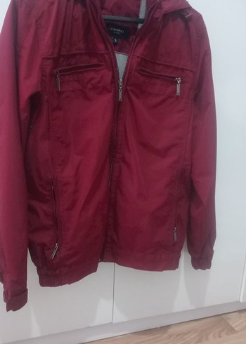 LC Waikiki Bordo Kapusonlu Sehir Stili Ceket