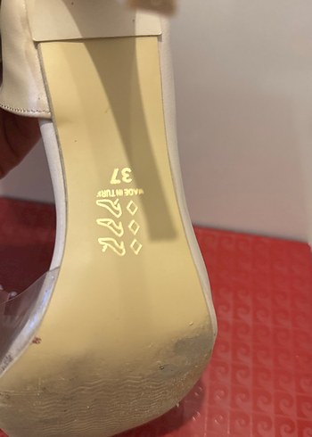 37 Beden ten rengi Renk Bej Minimalist Stiletto Topuklu Kadın Ayakkabı