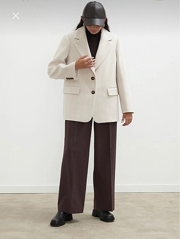 Zara Manuka kaşe oversize blazer
