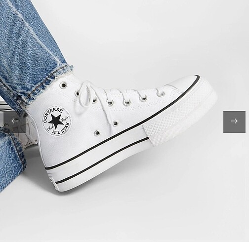 Converse Converse Chuck Taylor All Star Lift Unisex Beyaz Platform Sneake